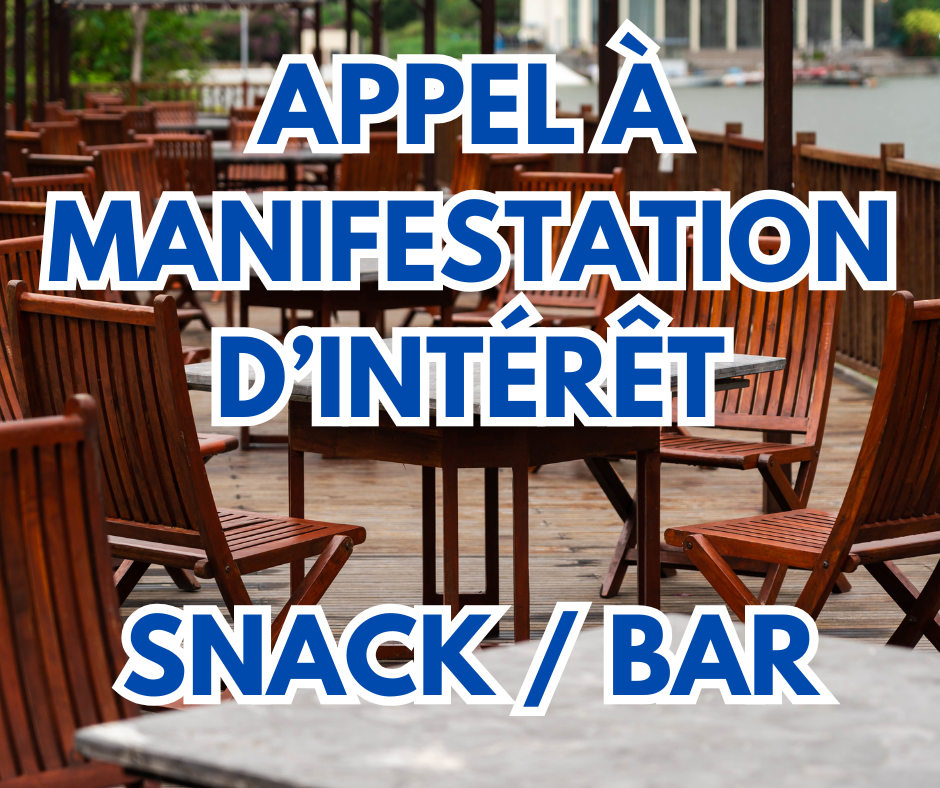 Appel à manifestation d'intérêt - Snack/bar
