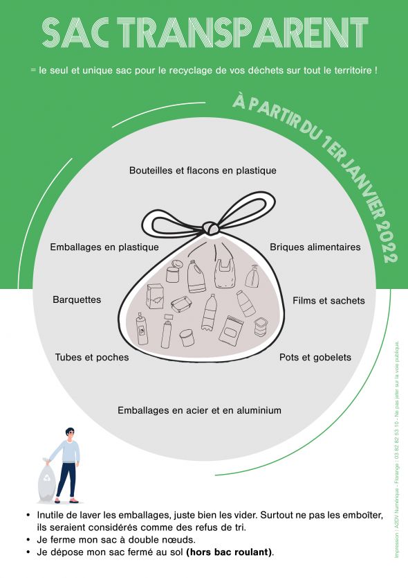 DISTRIBUTION DES SACS TRANSPARENTS
