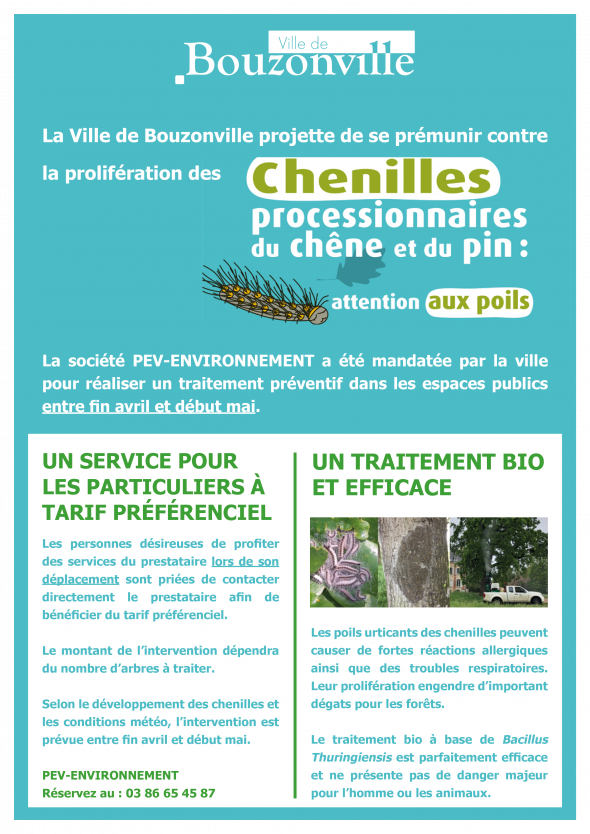 Prévention chenilles processionnaires